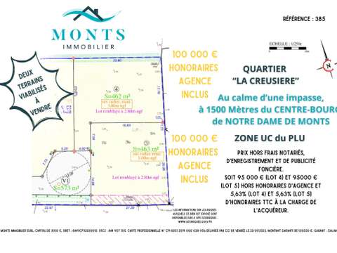 Vente de terrain Notre-Dame-de-Monts 85