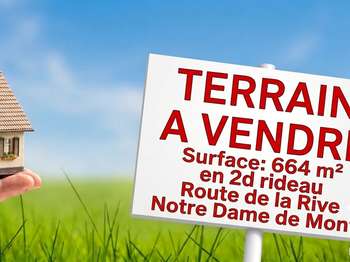 Vente Terrain 664 m&sup2;Notre-Dame-de-Monts