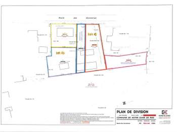 Vente de terrain