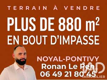 Vente Terrain 885 m&sup2;Noyal-Pontivy