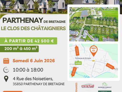 Vente de terrain Parthenay-de-Bretagne 35