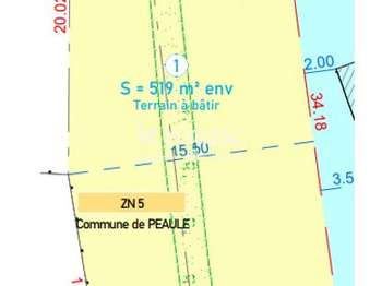 Photo Vente de terrain Péaule