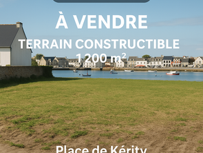Vente Terrain 1200 m&sup2;Penmarch