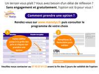 Vente de terrain