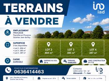 Vente de terrain Peyrolles-en-Provence 13