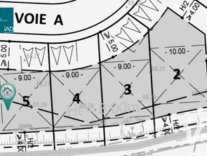 Vente Terrain 304 m&sup2;Pézilla-la-Rivière