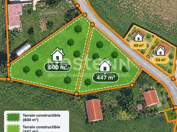 Vente Terrain 1140 m&sup2;Plaudren