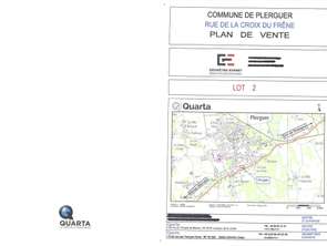 Vente Terrain 1319 m&sup2;Plerguer
