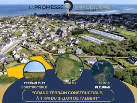 Vente de terrain Pleubian 22