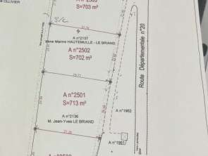 Vente Terrain 703 m&sup2;Pleubian