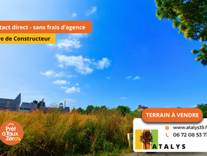 Vente Terrain 350 m&sup2;Pleugueneuc