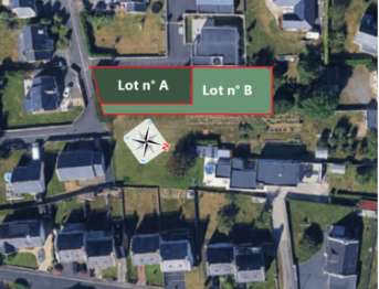 Vente Terrain 445 m&sup2;Ploufragan