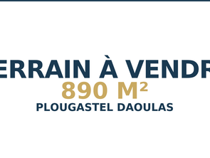 Vente Terrain 890 m&sup2;Plougastel-Daoulas