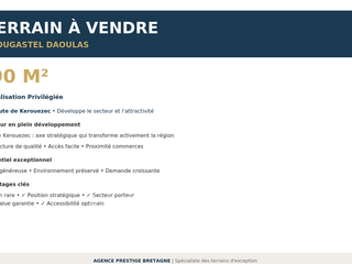 Vente de terrain