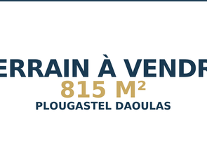 Vente Terrain 815 m&sup2;Plougastel-Daoulas