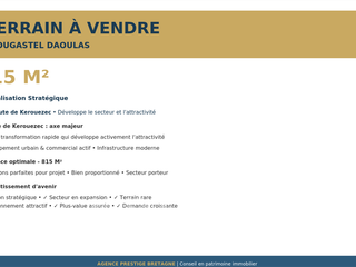 Vente de terrain