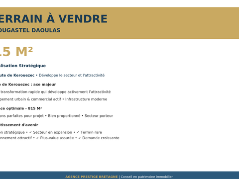 Vente de terrain