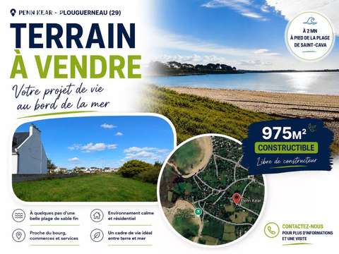 Vente de terrain Plouguerneau 29