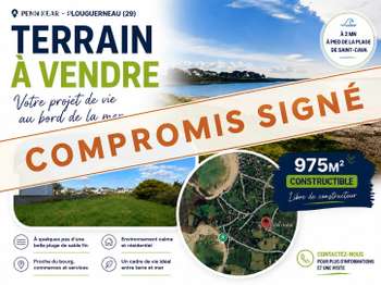 Vente Terrain 975 m&sup2;Plouguerneau