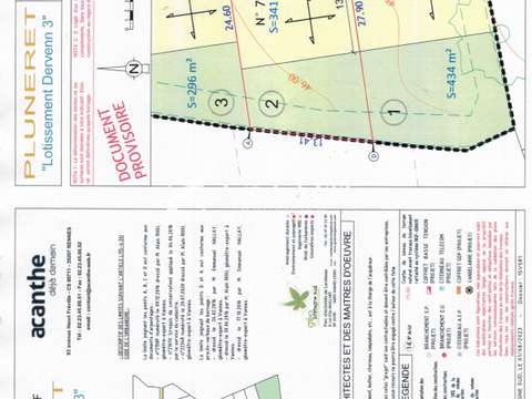 Vente de terrain Pluneret 56