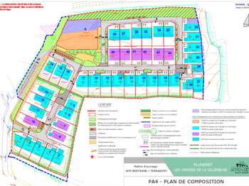 Vente Terrain 345 m&sup2;Pluneret