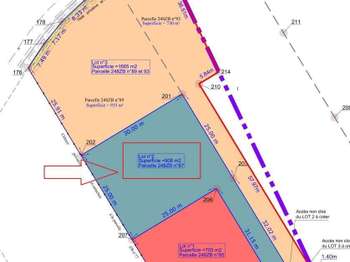 Vente Terrain 908 m&sup2;Pont-Hébert