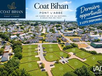 Vente Terrain 521 m&sup2;Pont-l'Abbé