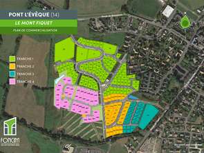 Vente Terrain 448 m&sup2;Pont-l'Évêque