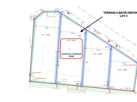 Vente de terrain