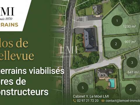 Vente de terrain Pont-Scorff 56