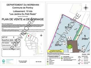 Vente de terrain
