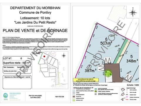 Vente de terrain
