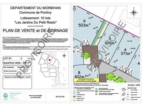 Vente de terrain