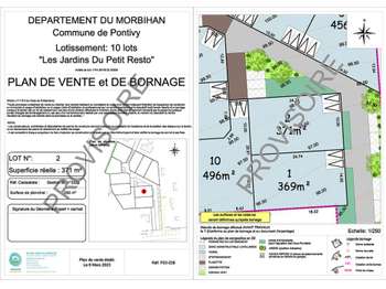 Vente de terrain Pontivy 56