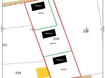Vente Terrain 2091 m&sup2;Primelin