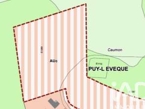Vente Terrain 154798 m&sup2;Puy-l'Évêque