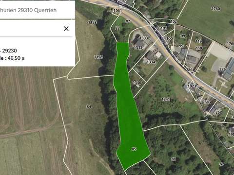 Vente de terrain Querrien 29