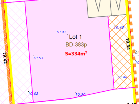 Vente de terrain