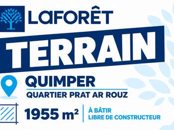 Vente Terrain 1955 m&sup2;Quimper