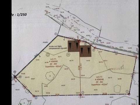 Vente de terrain