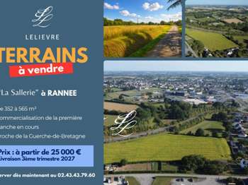 Vente Terrain 373 m&sup2;Rannée