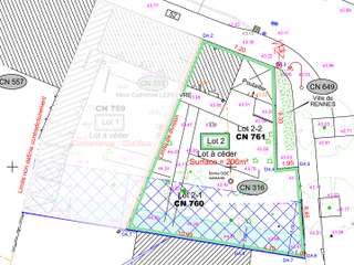 Vente de terrain 2 pièces