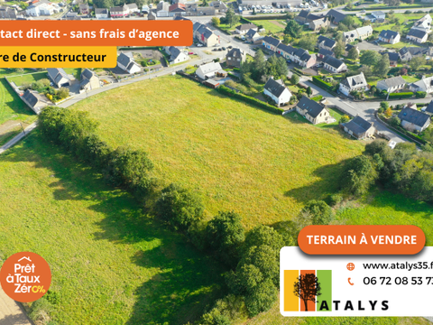 Vente de terrain Romagné 35