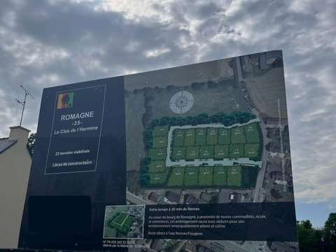 Vente de terrain Romagné 35