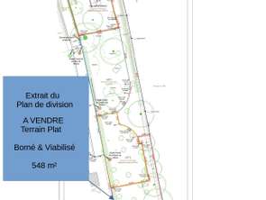 Vente Terrain 548 m&sup2;Rotheneuf