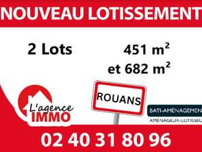 Vente Terrain 451 m&sup2;Rouans