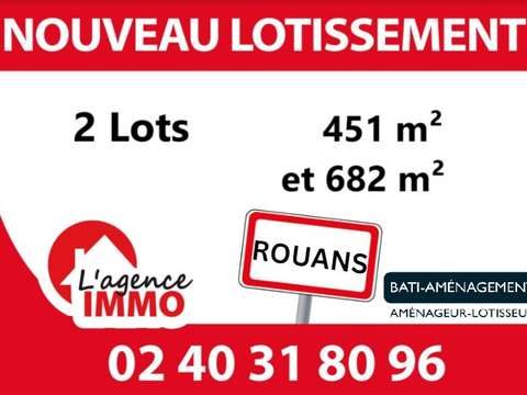Vente de terrain Rouans 44