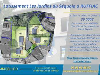 Vente de terrain Ruffiac 56