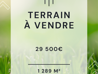 Vente de terrain