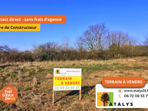 Vente de terrain Saint-Aubin-du-Cormier 35